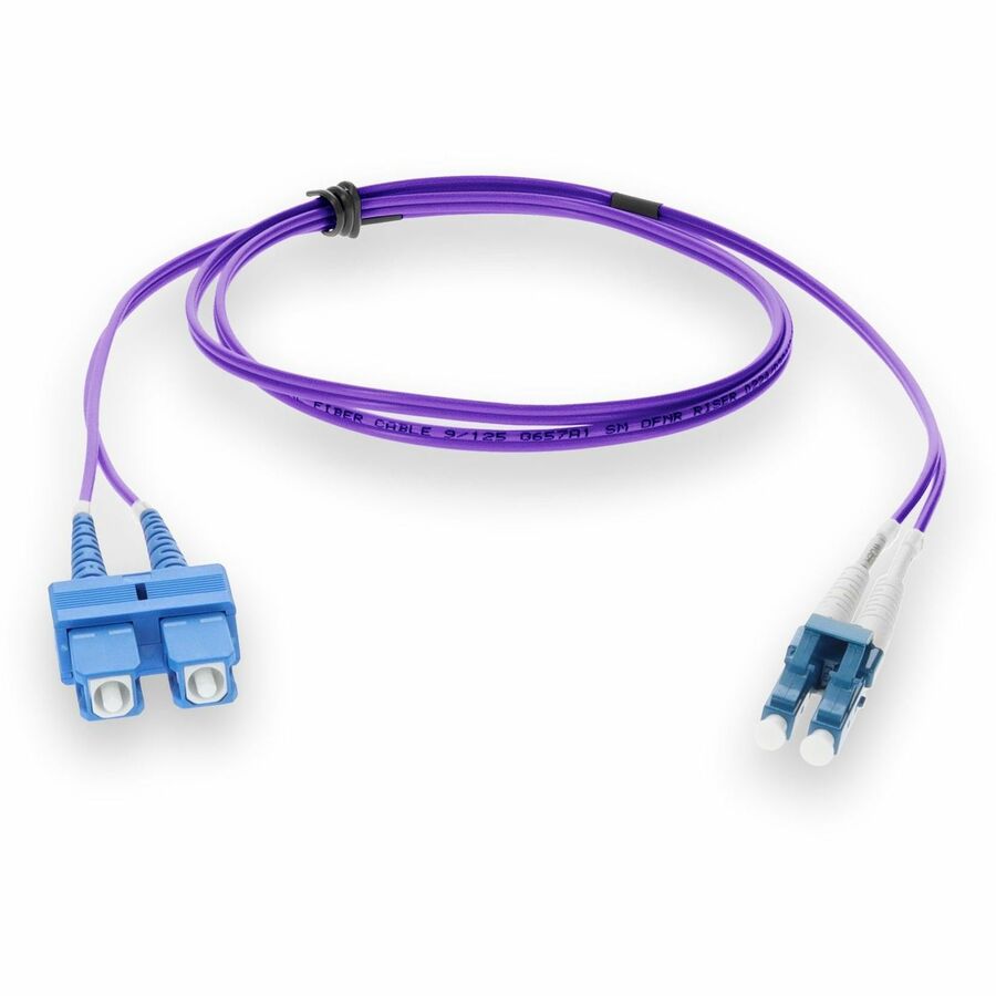 Addon Networks Add-Sc-Lc-7M9Smf-Pe Fibre Optic Cable 7 M Cmr Os2 Purple