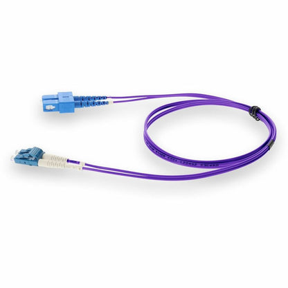 Addon Networks Add-Sc-Lc-7M9Smf-Pe Fibre Optic Cable 7 M Cmr Os2 Purple