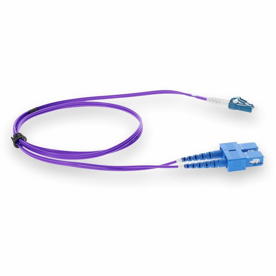 Addon Networks Add-Sc-Lc-7M9Smf-Pe Fibre Optic Cable 7 M Cmr Os2 Purple