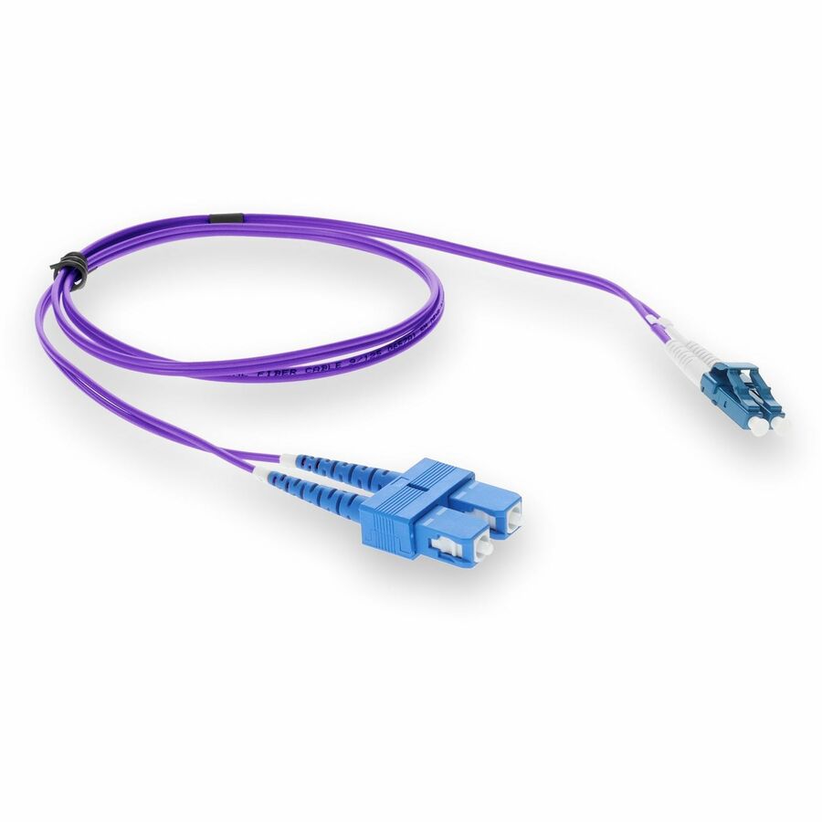 Addon Networks Add-Sc-Lc-7M9Smf-Pe Fibre Optic Cable 7 M Cmr Os2 Purple