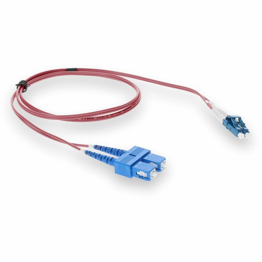 Addon Networks Add-Sc-Lc-7M9Smf-Pk Fibre Optic Cable 7 M Cmr Os2 Pink