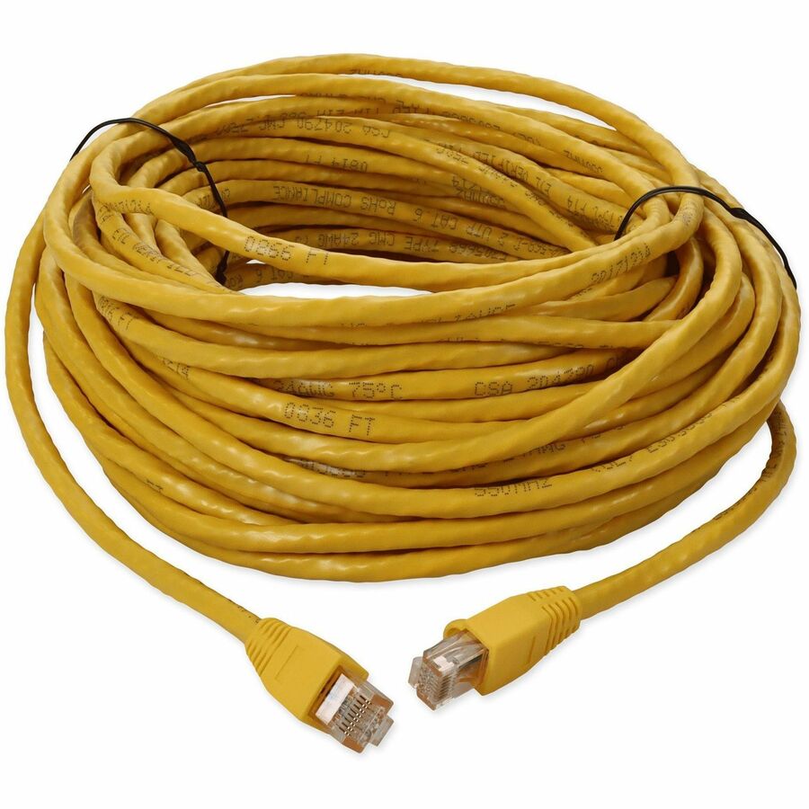 Addon Networks Add-120Fcat6-Yw Networking Cable Yellow 36.6 M Cat6 U/Utp (Utp)