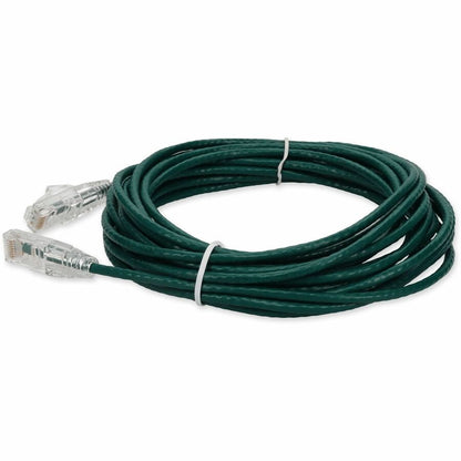 AddOn 50ft Green CAT 6 Slim PVC Ethernet Cable Snagless Clear-Claw RJ-45 M/M ADD-50FSLCAT6-GN