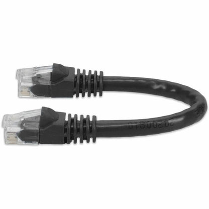 Addon Networks 6In Rj-45 (Male) To Rj-45 (Male) Straight Black Cat6 Utp Pvc Copper Patch Cable