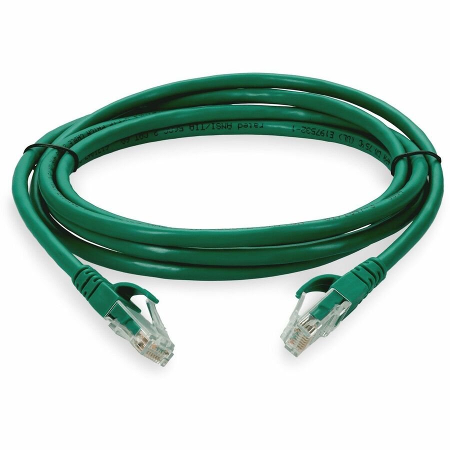 AddOn 3ft Green CAT 6 PVC Ethernet Cable Non-Booted RJ-45 M/M ADD-3FCAT6NB-GN