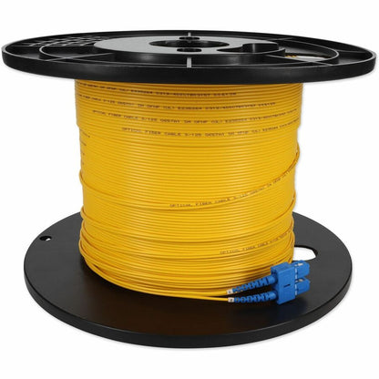 AddOn 62m LC (Male) to SC (Male) Straight Yellow OS2 Duplex Plenum Fiber Patch Cable ADD-SC-LC-62M9SMFP