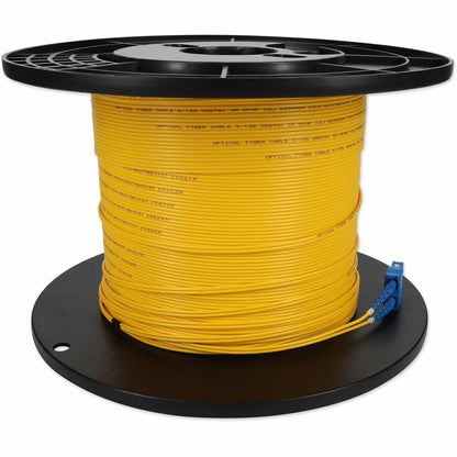 AddOn 63m LC (Male) to SC (Male) Straight Yellow OS2 Duplex Plenum Fiber Patch Cable ADD-SC-LC-63M9SMFP