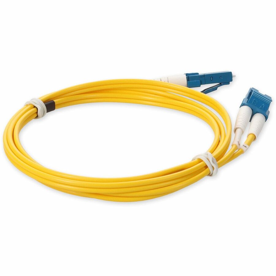 Addon Networks Add-Lc-Lc-3M9Smfp Fibre Optic Cable 3 M Ofnp Os2 Yellow