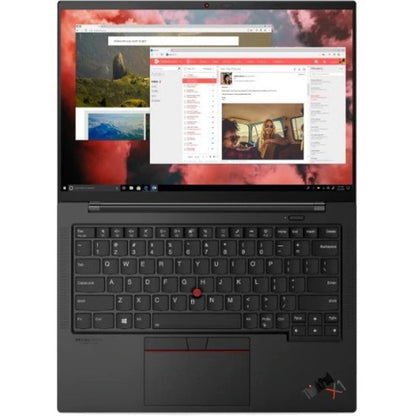 Lenovo-IMSourcing ThinkPad X1 Carbon Gen 9 20XW004RUS 14 Touchscreen Ultrabook - WUXGA - Intel Core i7 11th Gen i7-1185G7 - vPro Technology - 16 GB - 512 GB SSD - English Keyboard - Black Paint"