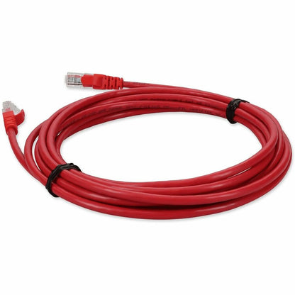 AddOn 15ft Red CAT 5E PVC Ethernet Cable Snagless Bubble Boot RJ-45 M/M ADD-15FCAT5E-RD