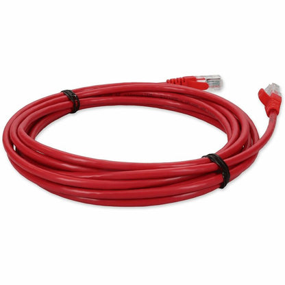 AddOn 15ft Red CAT 5E PVC Ethernet Cable Snagless Bubble Boot RJ-45 M/M ADD-15FCAT5E-RD