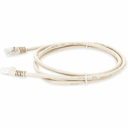 AddOn 3ft RJ-45 (Male) to RJ-45 (Male) Straight Beige Cat5e UTP PVC Copper Patch Cable ADD-3FCAT5E-BG