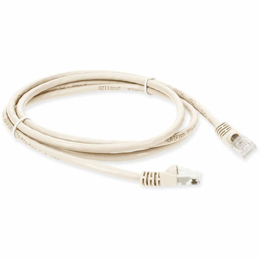 AddOn 3ft RJ-45 (Male) to RJ-45 (Male) Straight Beige Cat5e UTP PVC Copper Patch Cable ADD-3FCAT5E-BG