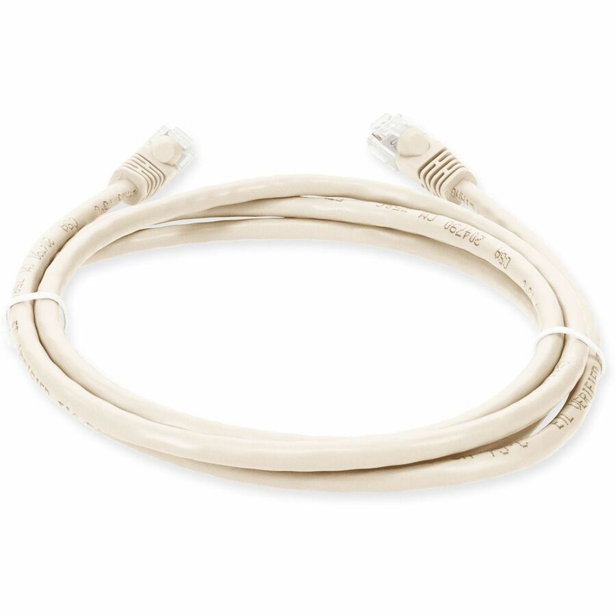 AddOn 3ft RJ-45 (Male) to RJ-45 (Male) Straight Beige Cat5e UTP PVC Copper Patch Cable ADD-3FCAT5E-BG