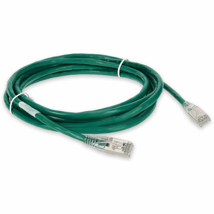 AddOn 5ft Green CAT 6A Shielded PVC Ethernet Cable Snagless Bubble Boot RJ-45 M/M ADD-5FCAT6AS-GN