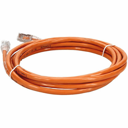 AddOn 5ft Orange CAT 6A Shielded PVC Ethernet Cable Snagless Bubble Boot RJ-45 M/M ADD-5FCAT6AS-OE