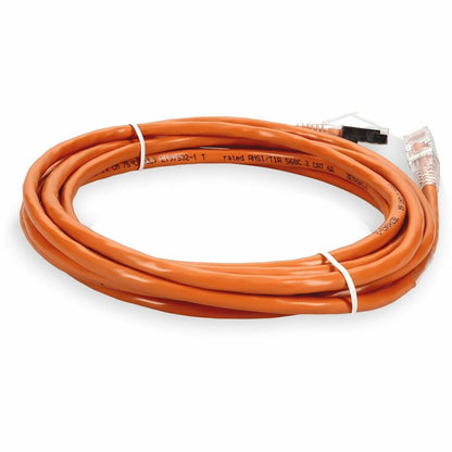 AddOn 5ft Orange CAT 6A Shielded PVC Ethernet Cable Snagless Bubble Boot RJ-45 M/M ADD-5FCAT6AS-OE