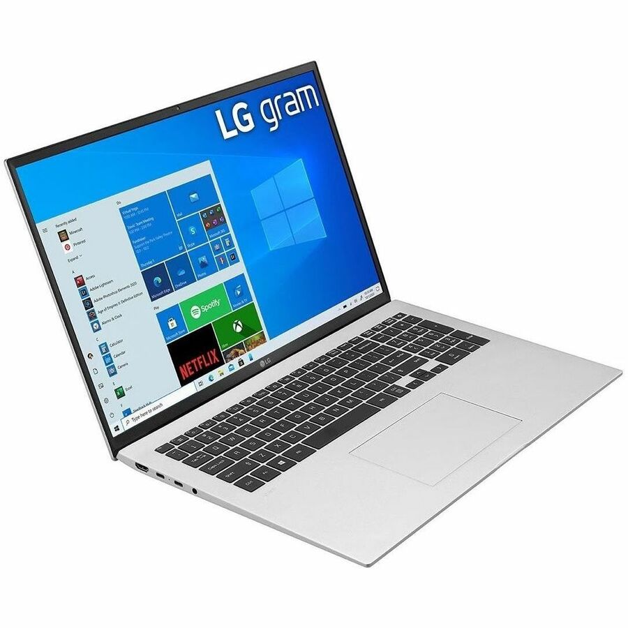 Lg Gram 17Z90P-N.Aps5U1 Notebook 43.2 Cm (17") Wqxga Intel® Core™ I7 16 Gb Lpddr4X-Sdram 512 Gb Ssd Wi-Fi 6 (802.11Ax) Windows 10 Pro Silver