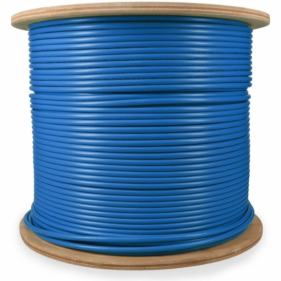 AddOn 1000ft Non-Terminated Blue Cat6A STP Plenum-Rated Copper Patch Cable ADD-CAT6A1KSP-BE