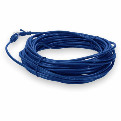 Addon Networks 20Ft Rj-45 (Male) To Rj-45 (Male) Straight Non-Booted, Non-Snagless Blue Cat6 Slim Utp Pvc Copper Patch Cable