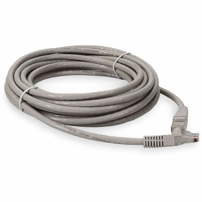 Addon 13Ft Rj-45 (Male) To Rj-45 (Male) Snagless Gray Cat6A Utp Pvc Copper Patch Cable