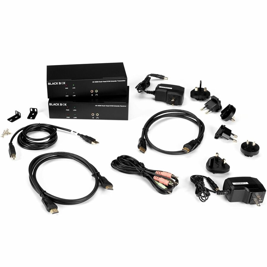 Kvm Extender Over Catx - 4K Dh,Hdmi Usb 2.0 Serial Audio