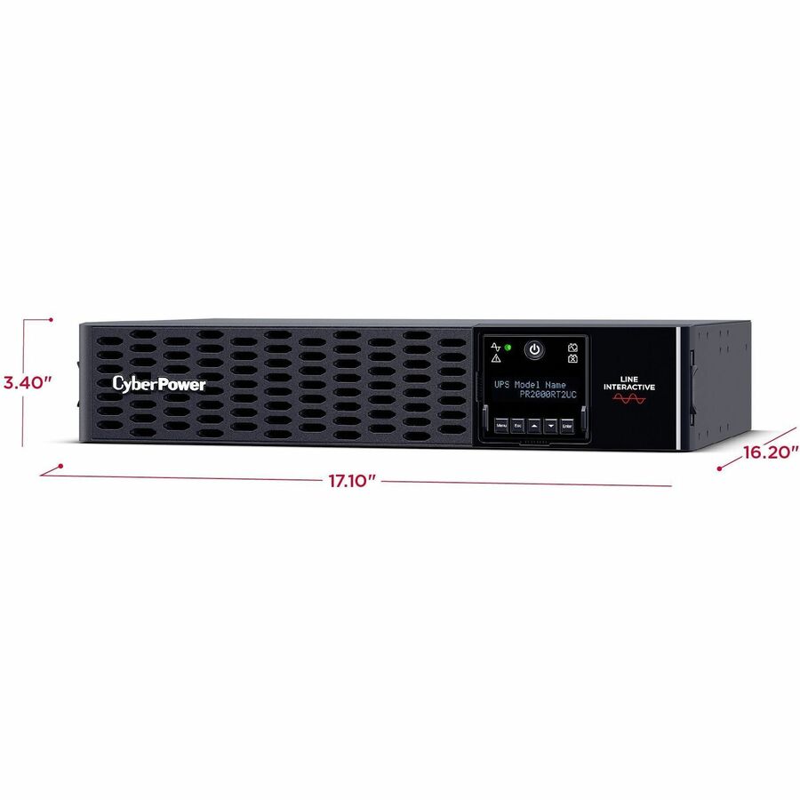 CyberPower PR2000RT2UC New Smart App Sinewave UPS Systems - 2000VA/2000W, 120 VAC, NEMA 5-