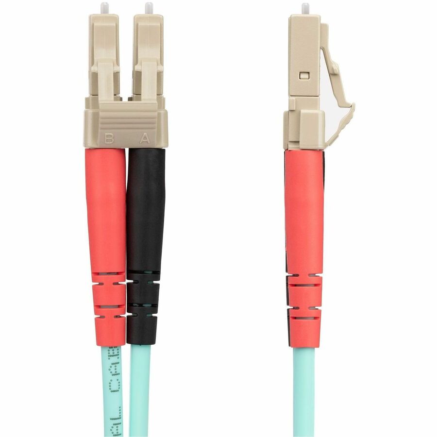 StarTech.com 25m (82ft) LC/UPC to LC/UPC OM4 Multimode Fiber Optic Cable, 50/125&micro;m L