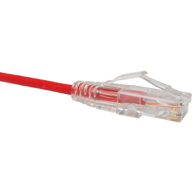 10Ft Cat6 Clearfit Slim Patch Cable Red