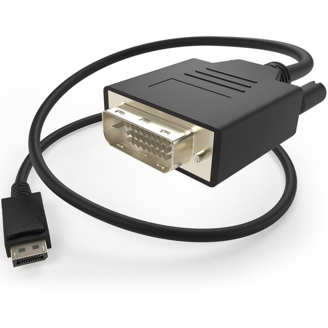 10Ft Displayport Male - Dvi-D Dual Link 24+1 Male Cable Will Allow You To Connec