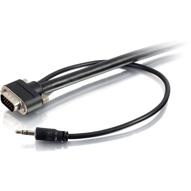 10Ft Select Vga + 3.5Mm Stereo Audio A/V Cable M/M - In-Wall Cmg-Rated