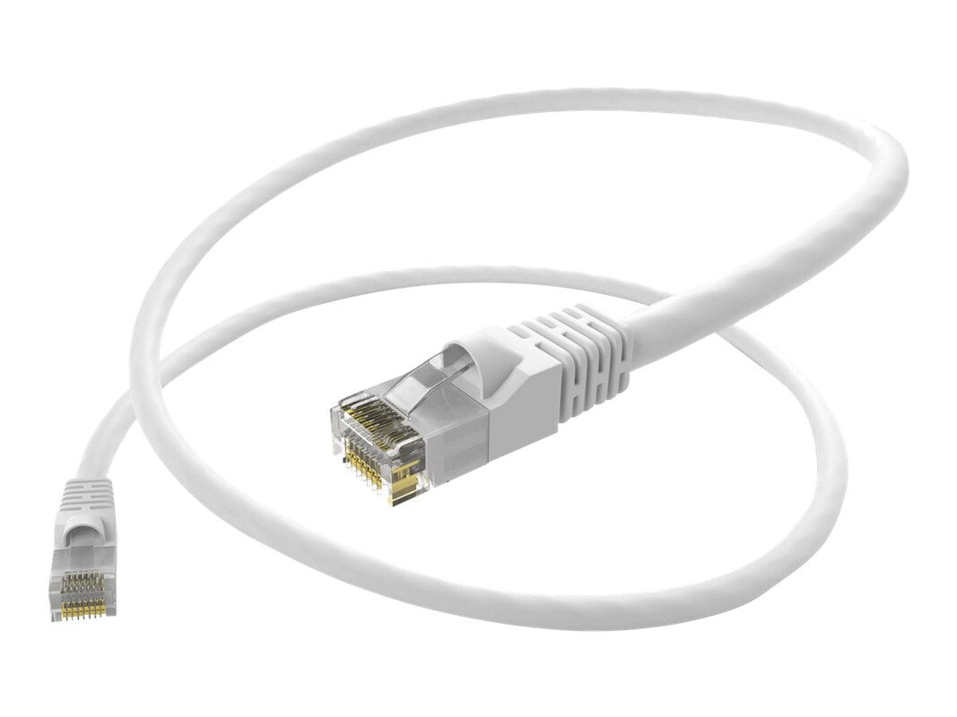 10Ft White Cat5E Patch Cable, Utp, Snagless