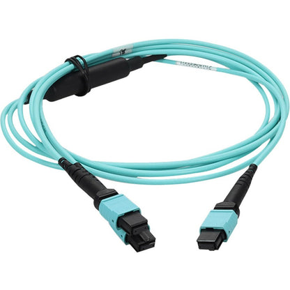 10M 2Xmpo-16/Mpo F/F Fanout Cbl,16Strand Aqua Om4 Lszh