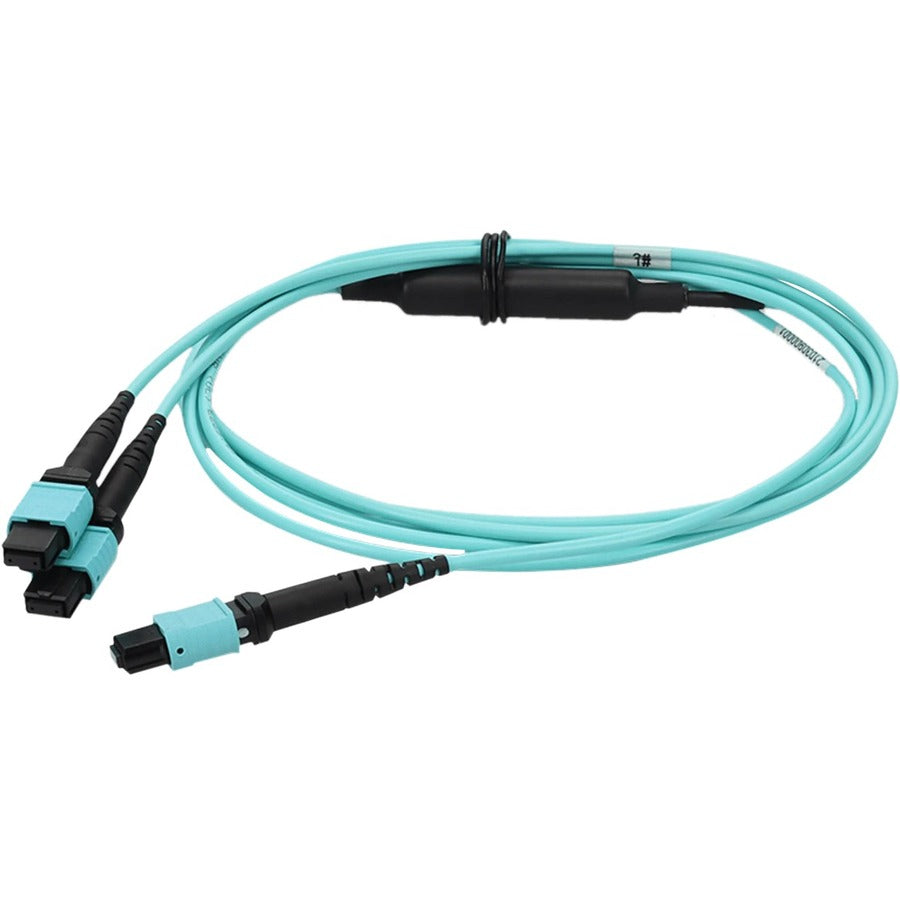 10M 2Xmpo-16/Mpo F/F Fanout Cbl,16Strand Aqua Om4 Lszh