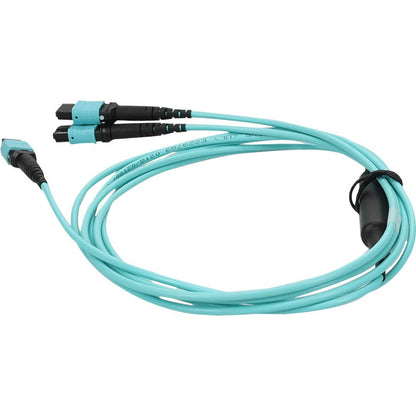 10M 2Xmpo-16/Mpo F/F Fanout Cbl,16Strand Aqua Om4 Lszh