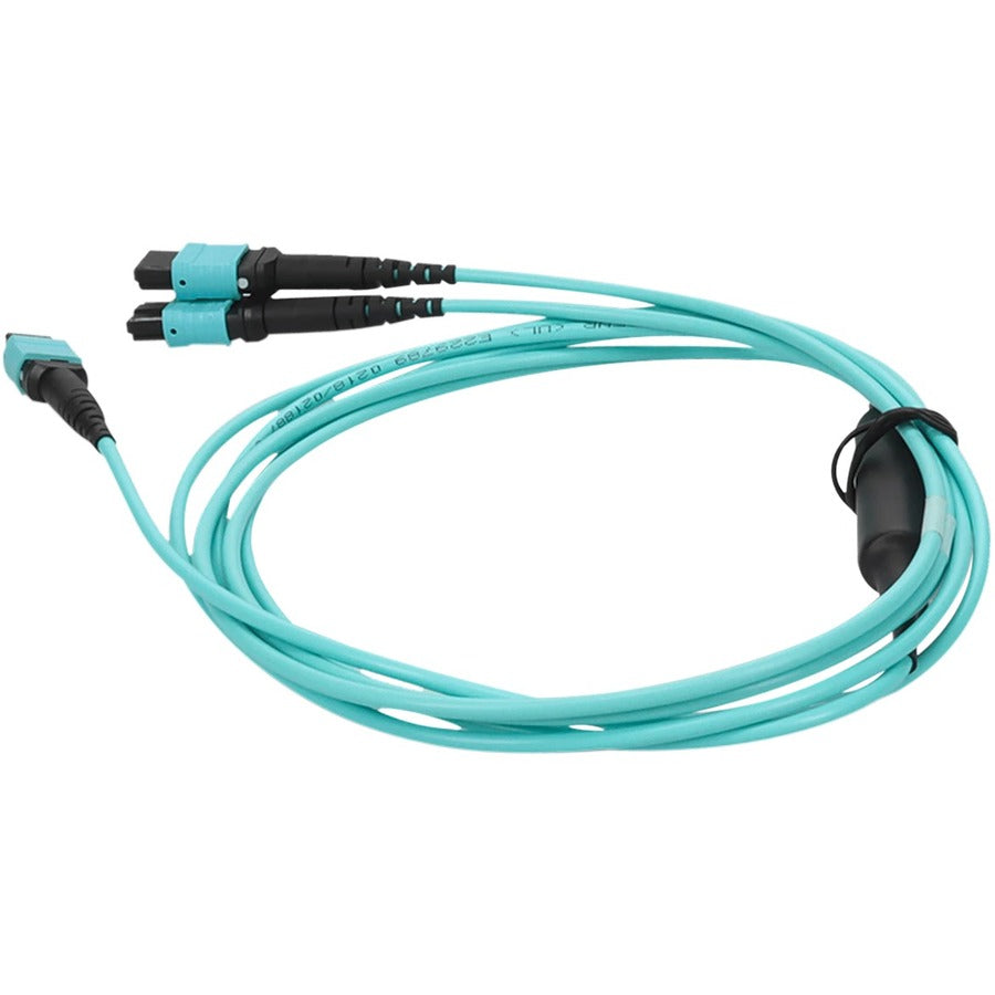 10M 4Xmpo-16/Mpo F/F Fanout Cbl,16Strand Aqua Om4 Lszh