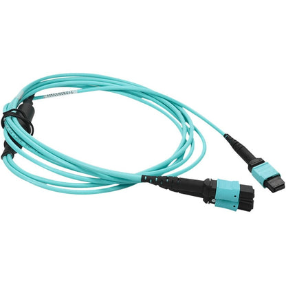 10M 4Xmpo-16/Mpo F/F Fanout Cbl,16Strand Aqua Om4 Lszh