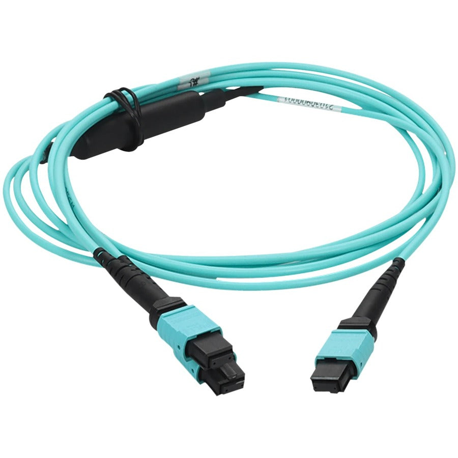 10M 4Xmpo-16/Mpo F/F Fanout Cbl,16Strand Aqua Om4 Lszh