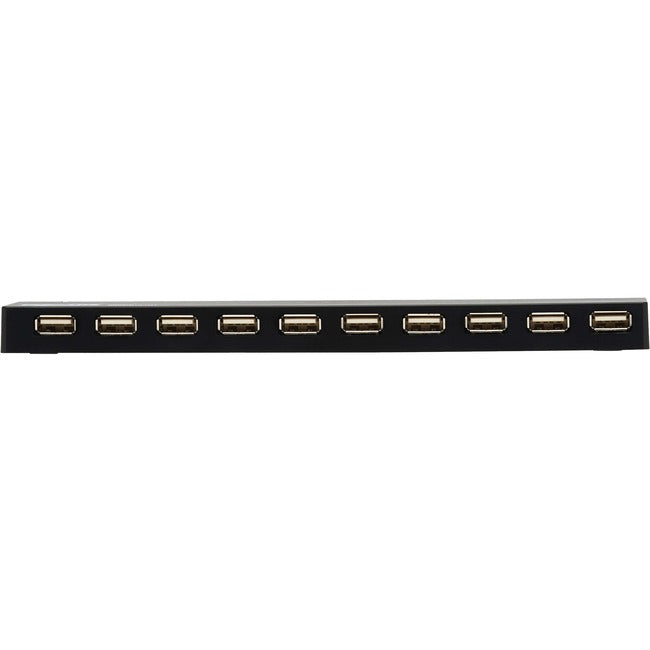 10Port Usb Hub W/ Power/Int Plug Adapter