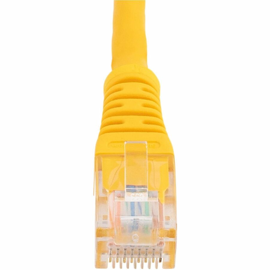 Startech.Com 1 Ft Cat5E Yellow Molded Rj45 Utp Cat 5E Patch Cable - 1Ft Patch Cord