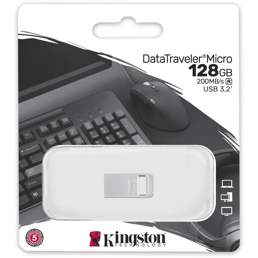 128Gb Datatraveler Micro,200Mb/S Metal Usb 3.2 Gen 1