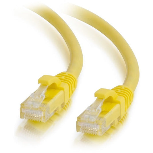 12Ft Cat6A Sngless Utp Cable-Yellow