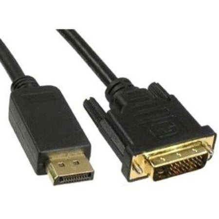 15Ft Displayport Male - Dvi-D Dual Link 24+1 Male Cable Will Allow You To Connec