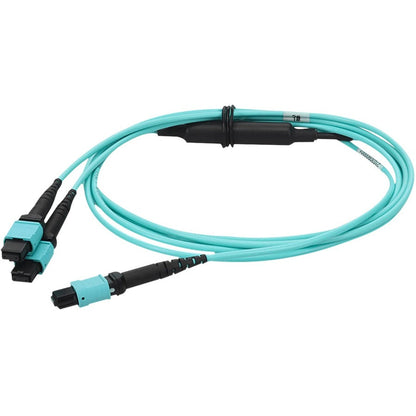 15M 2Xmpo-16/Mpo F/F Fanout Cbl,16Strand Aqua Om4 Lszh