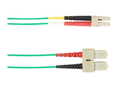 15M Fo Sc/Lc Sm Duplex Plenum,Green Patch Cable Ncnr