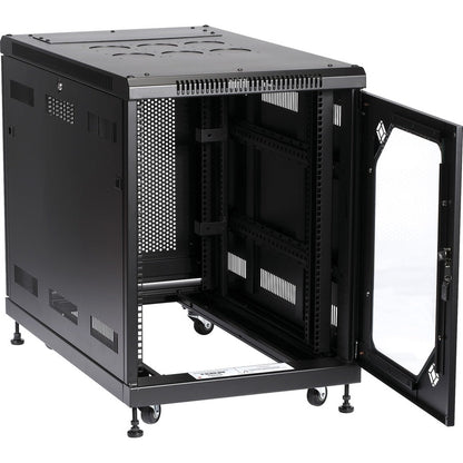 15U Server Cabinet 24Inw X 40In,D Temp Glass