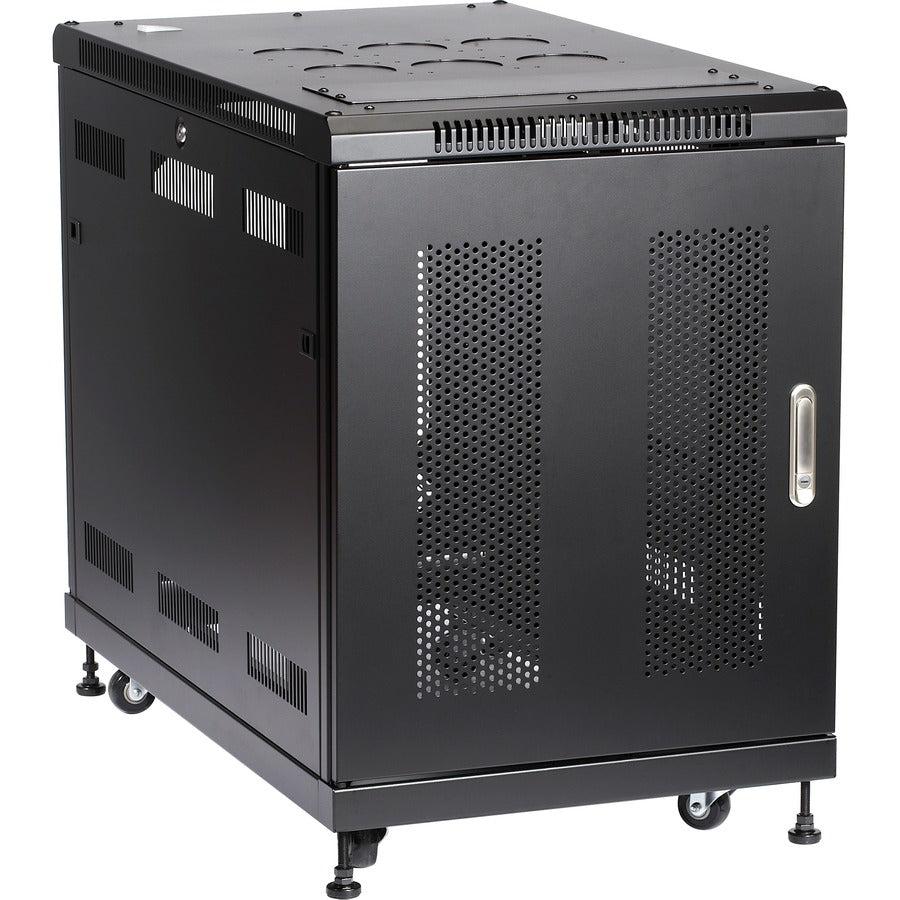 15U Server Cabinet 24Inw X 40In,D Temp Glass