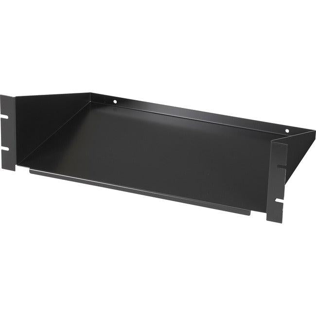 19" It Rackmount Solid Shelf - Fixed, 3U, 12"D, 2-Point Mounting, 35Lbs, Gsa, Ta