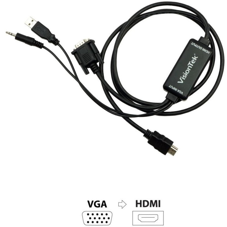 1.5M Vga To Hdmi Active Cable,M/M