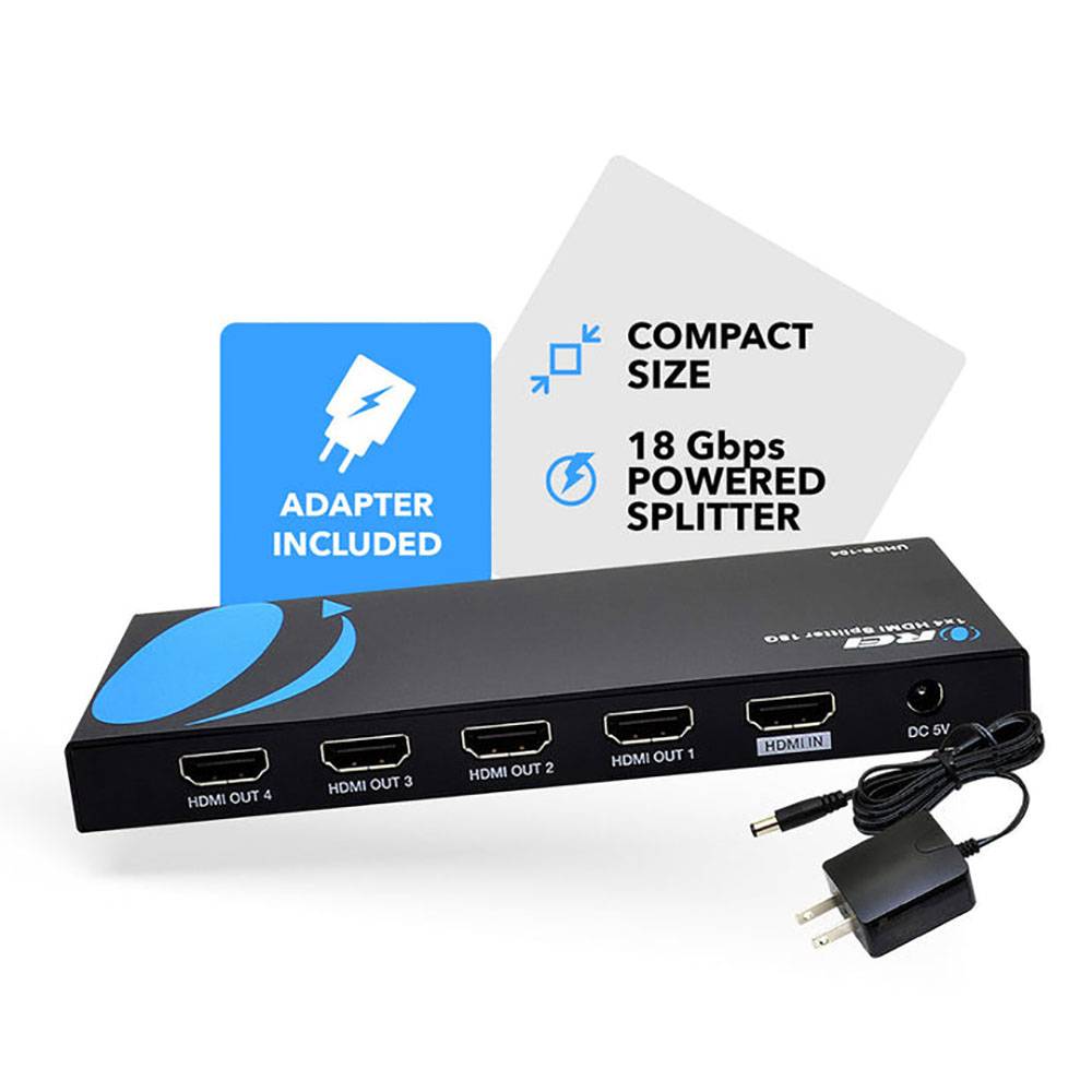 1×4 HDMI 18Gbps Splitter (UHDS-104)